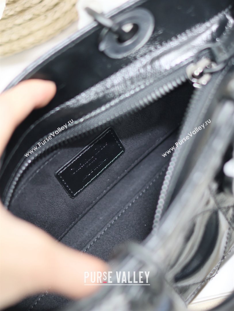 Dior small Lady D-Sire My ABCDior Bag in Black Calfskin 2024 (xxg-240401-20)
