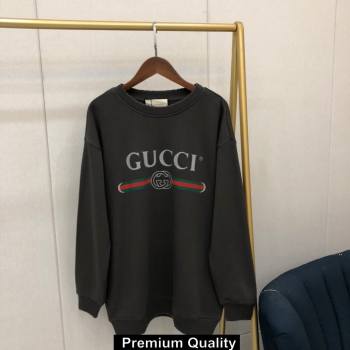 Gucci logo printed sweater gray 2020 (qiqi-200928-2)
