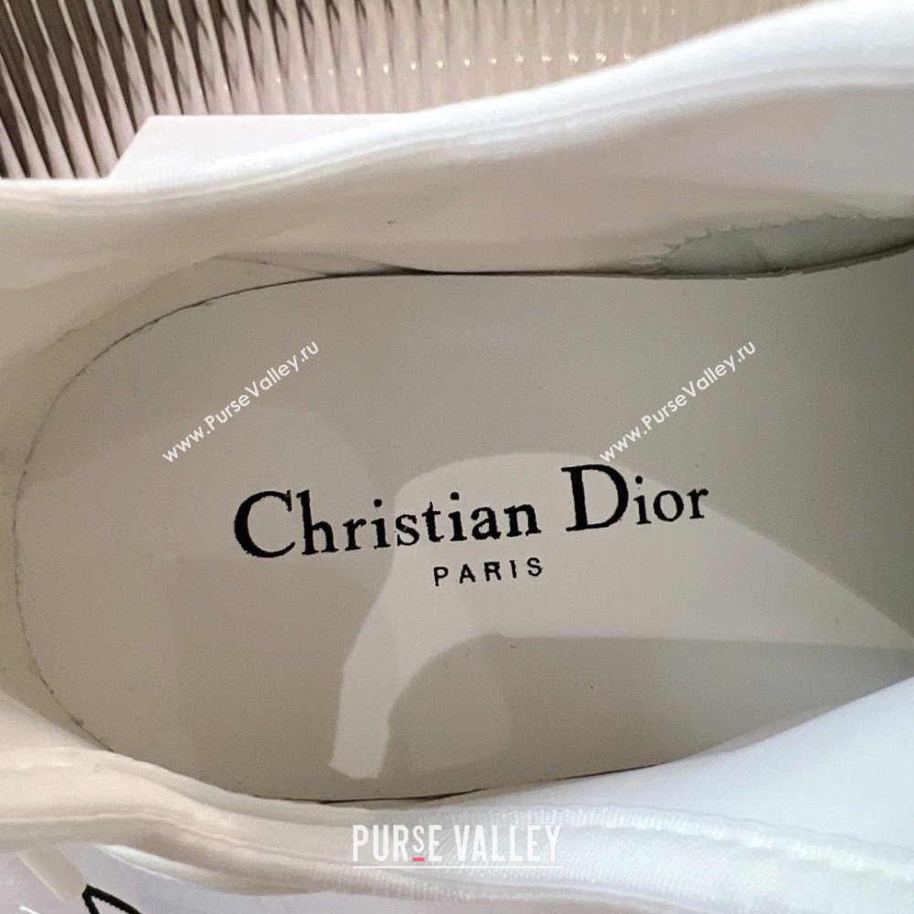 Dior D-Connect Sneaker in Technical Fabric Printed with White Multicolor Toile de Jouy Fantastica Motif 2024 (modeng-240425-10)