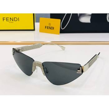 Fendi First Crystal sunglasses 01 2024 (shishang-240228-01)