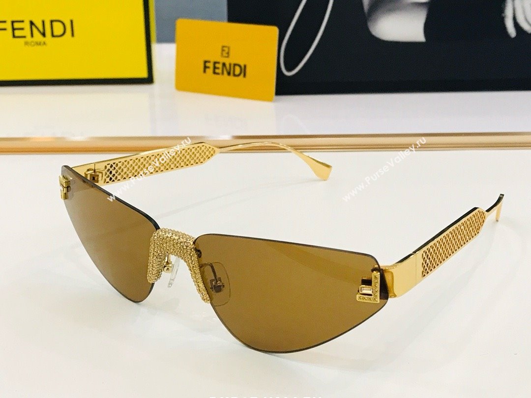 Fendi First Crystal sunglasses 02 2024 (shishang-240228-02)