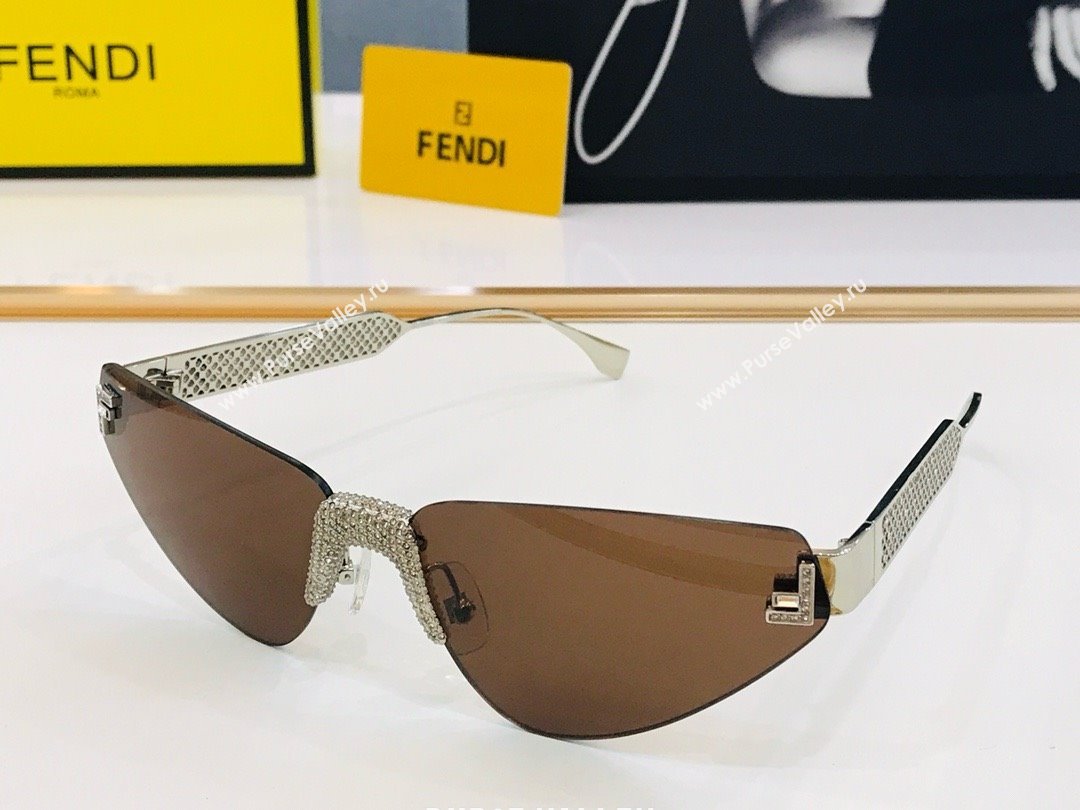 Fendi First Crystal sunglasses 03 2024 (shishang-240228-03)