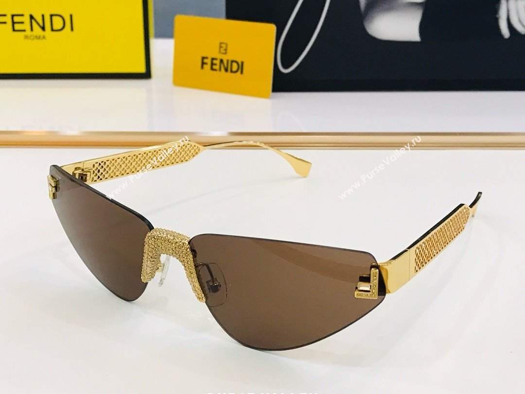 Fendi First Crystal sunglasses 06 2024 (shishang-240228-06)