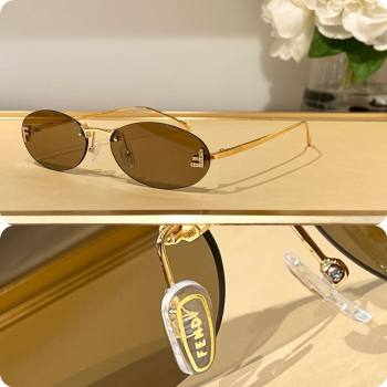 Fendi First Crystal Fashion Show sunglasses 03 2024 (shishang-240228-09)