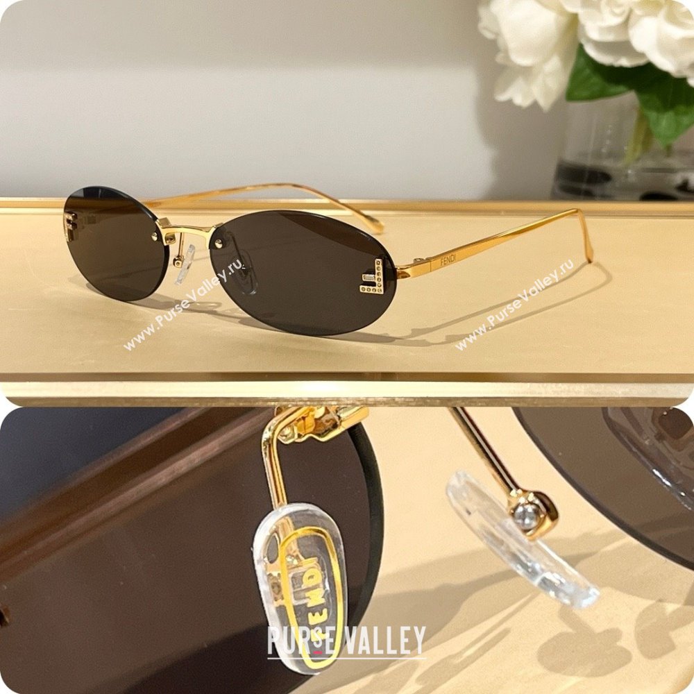 Fendi First Crystal Fashion Show sunglasses 05 2024 (shishang-240228-11)