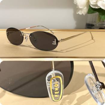 Fendi First Crystal Fashion Show sunglasses 06 2024 (shishang-240228-12)