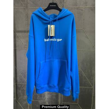 Balenciaga blue logo printed sweatshirt 2020 (qiqi-200928-4)