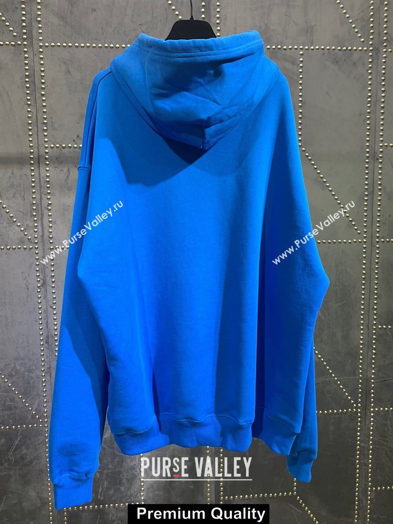 Balenciaga blue logo printed sweatshirt 2020 (qiqi-200928-4)
