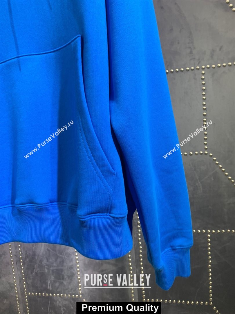 Balenciaga blue logo printed sweatshirt 2020 (qiqi-200928-4)