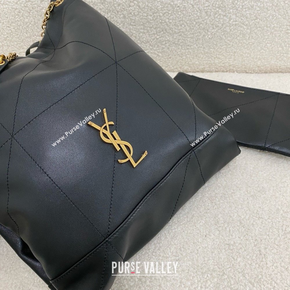 Saint Laurent jamie 4.3 pochon in lambskin black (original quality) (bige-240426-01)