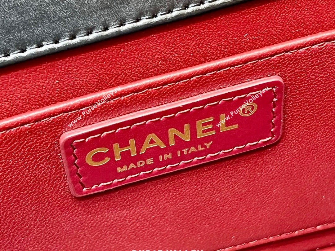 Chanel Calfskin Mini Flap Bag AP2615/AP2649 BLACK 2021 (SHUNYANG-240102-01)