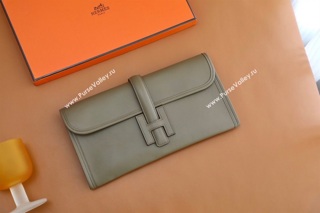Hermes Jige Elan 29 Swift Clutch Bag etoupe handmade(original quality) (ayan-231120-05)