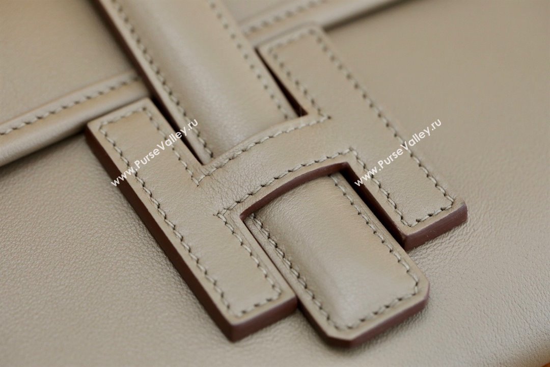 Hermes Jige Elan 29 Swift Clutch Bag etoupe handmade(original quality) (ayan-231120-05)
