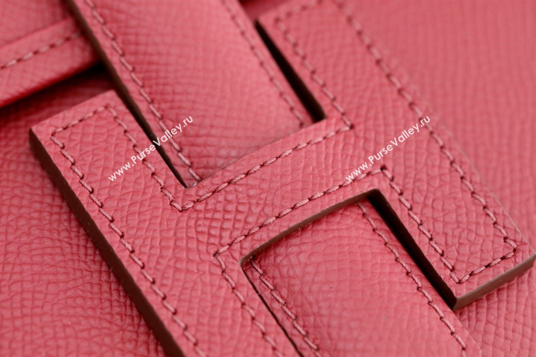 Hermes Jige Elan 29 epsom leather Clutch Bag rouge grenade handmade(original quality) (ayan-231120-06)