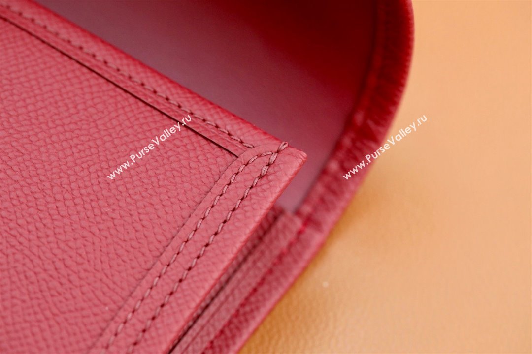 Hermes Jige Elan 29 epsom leather Clutch Bag rouge grenade handmade(original quality) (ayan-231120-06)