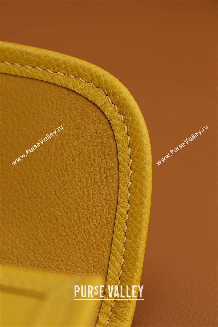 Hermes Jige Elan 29 epsom leather Clutch Bag jaune ambre handmade(original quality) (ayan-231120-07)
