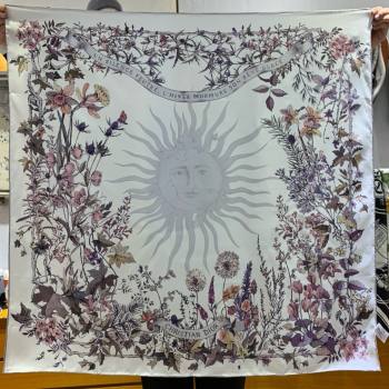 Dior 4 Saisons Été Soleil 90 Square Scarf 01 2024 (WEINISI-240427-01)