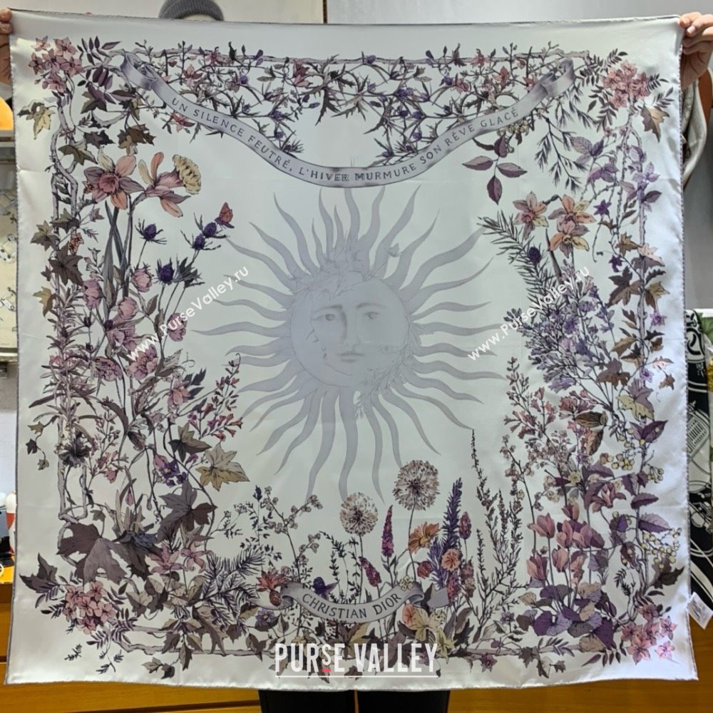 Dior 4 Saisons Été Soleil 90 Square Scarf 01 2024 (WEINISI-240427-01)