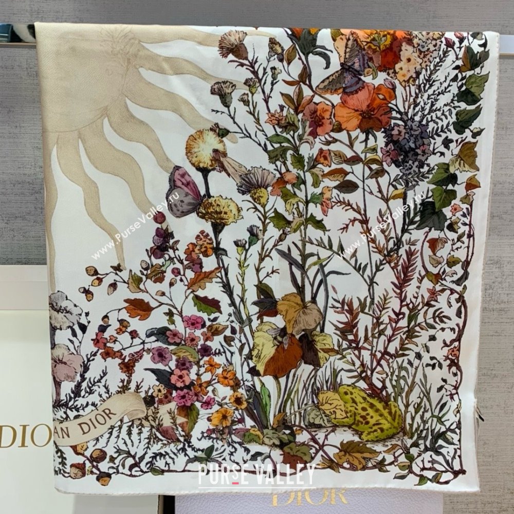 Dior 4 Saisons Été Soleil 90 Square Scarf 02 2024 (WEINISI-240427-02)