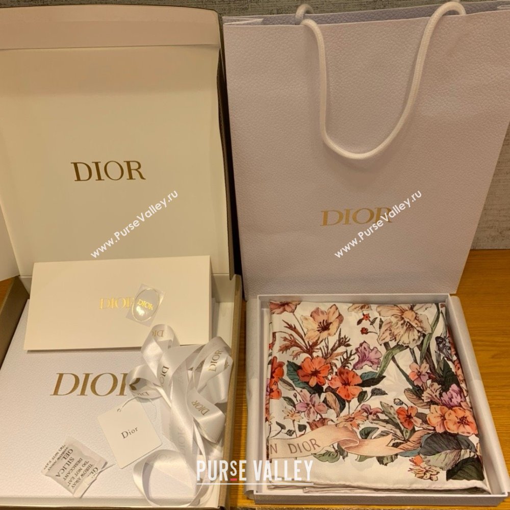 Dior 4 Saisons Été Soleil 90 Square Scarf 04 2024 (WEINISI-240427-04)