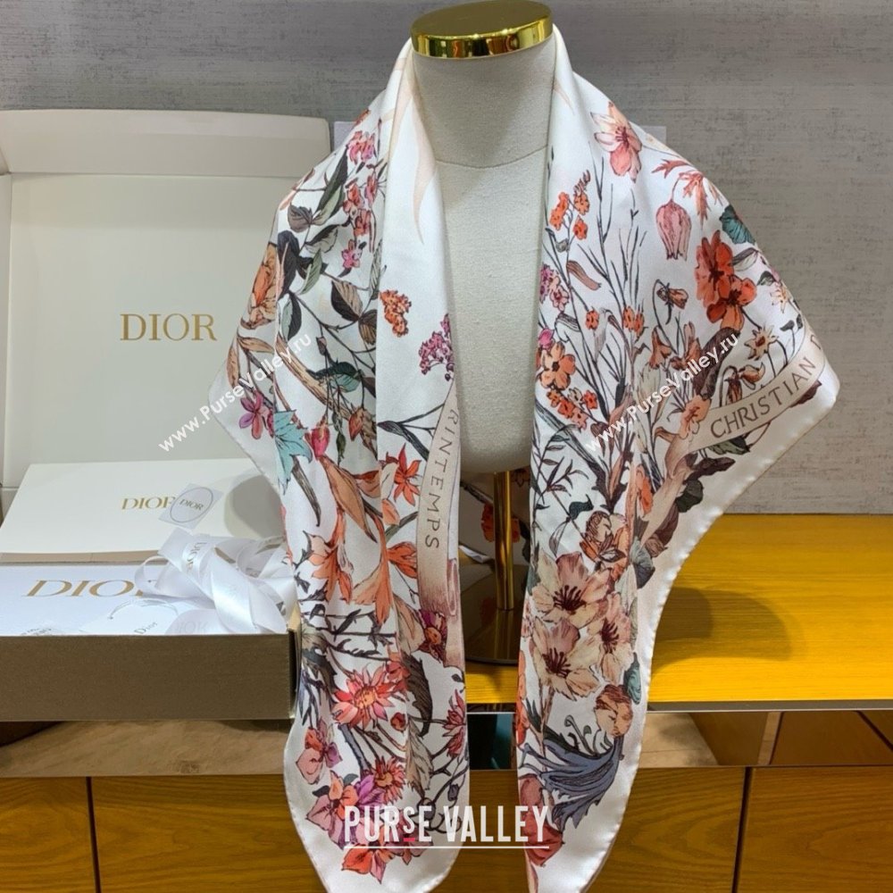 Dior 4 Saisons Été Soleil 90 Square Scarf 04 2024 (WEINISI-240427-04)