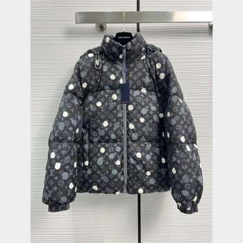 LV x YK Monogram Painted Dots Down Blouson 1AB7IT 2023 (QIQI-230925-02)