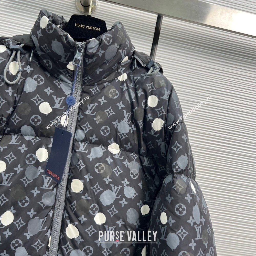 LV x YK Monogram Painted Dots Down Blouson 1AB7IT 2023 (QIQI-230925-02)