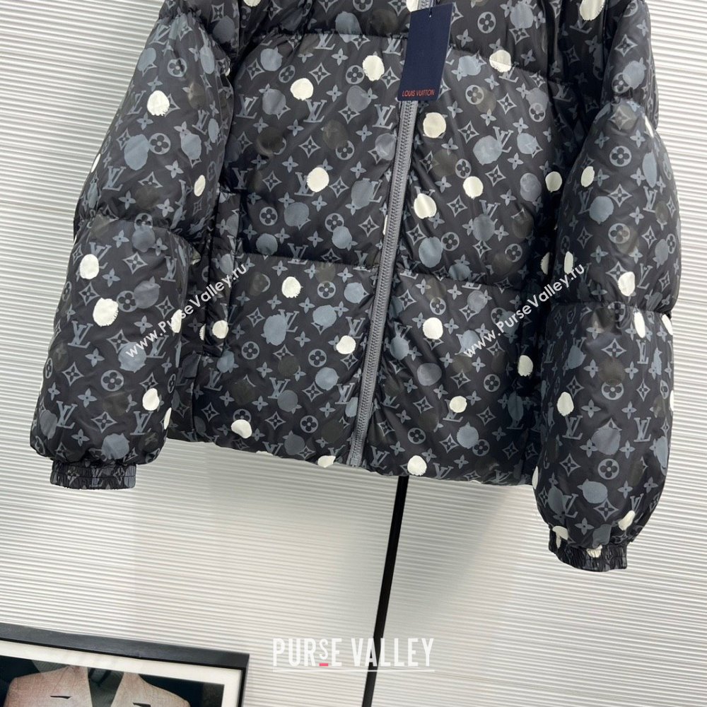 LV x YK Monogram Painted Dots Down Blouson 1AB7IT 2023 (QIQI-230925-02)