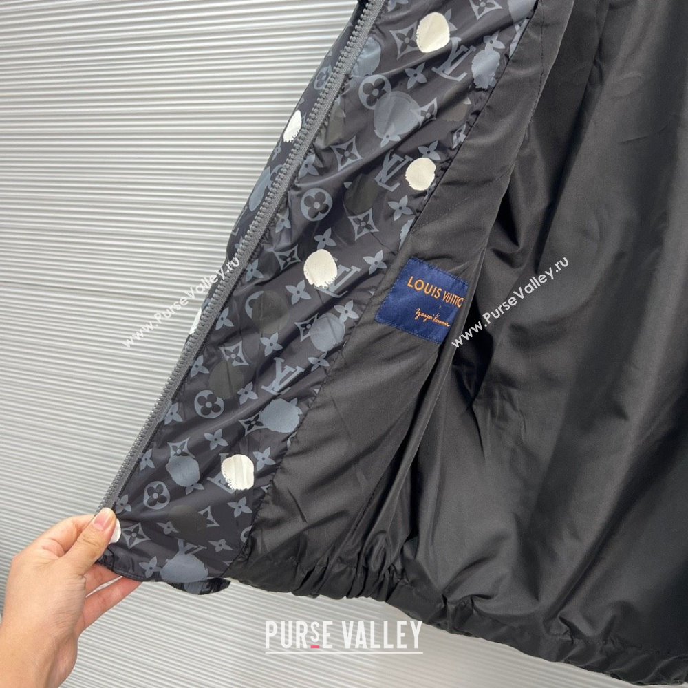 LV x YK Monogram Painted Dots Down Blouson 1AB7IT 2023 (QIQI-230925-02)