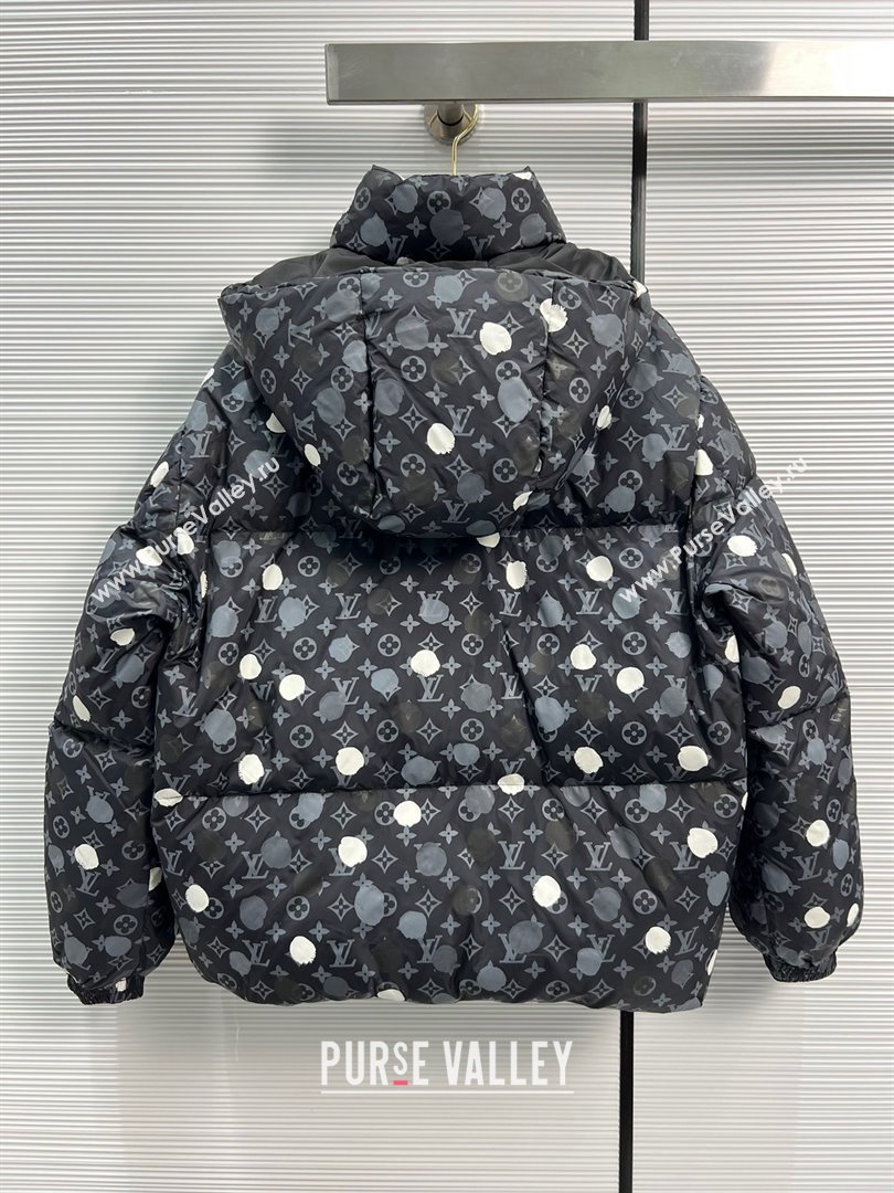 LV x YK Monogram Painted Dots Down Blouson 1AB7IT 2023 (QIQI-230925-02)