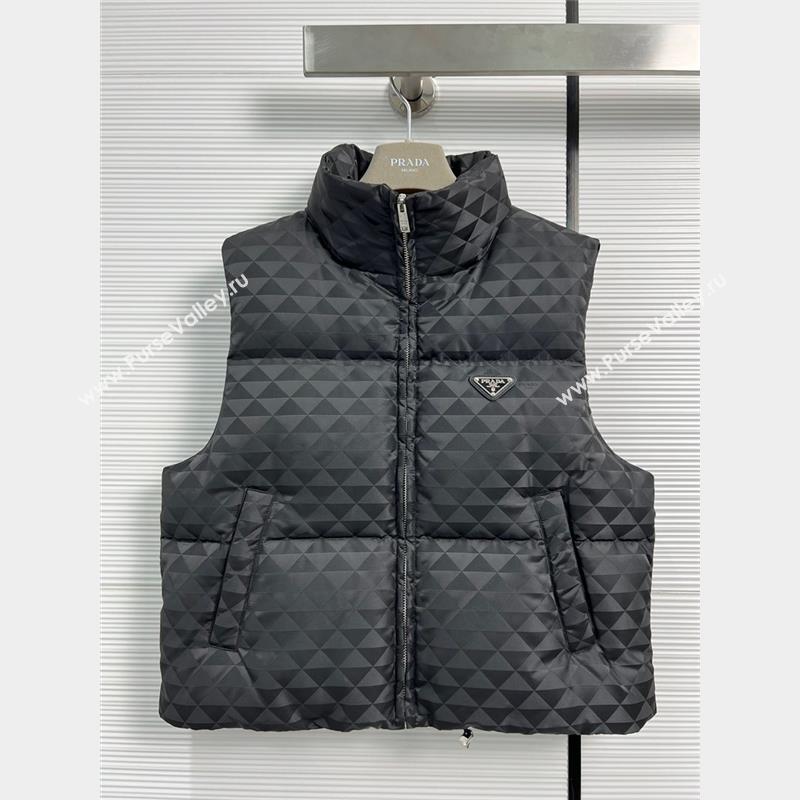 prada down vest black 2023 (QIQI-230925-35)