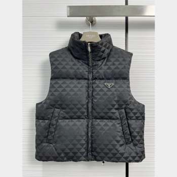 prada down vest black 2023 (QIQI-230925-35)