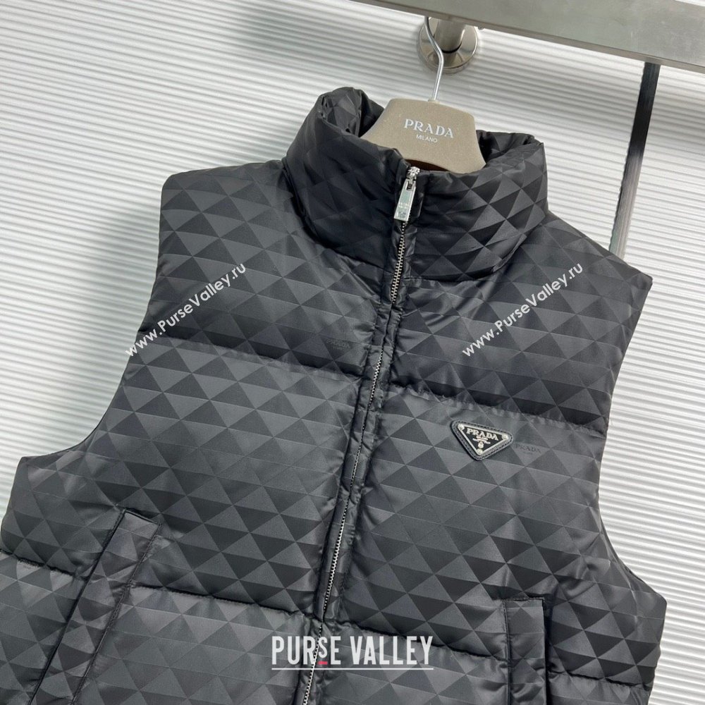 prada down vest black 2023 (QIQI-230925-35)