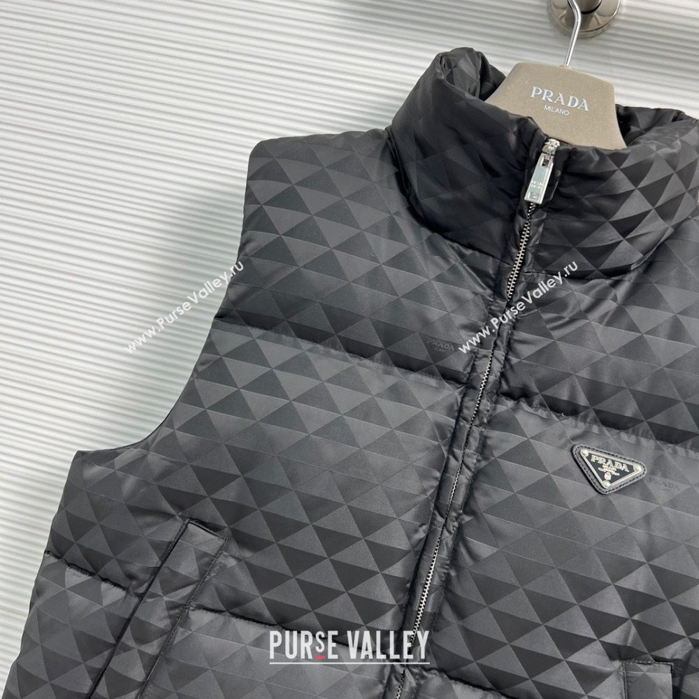 prada down vest black 2023 (QIQI-230925-35)