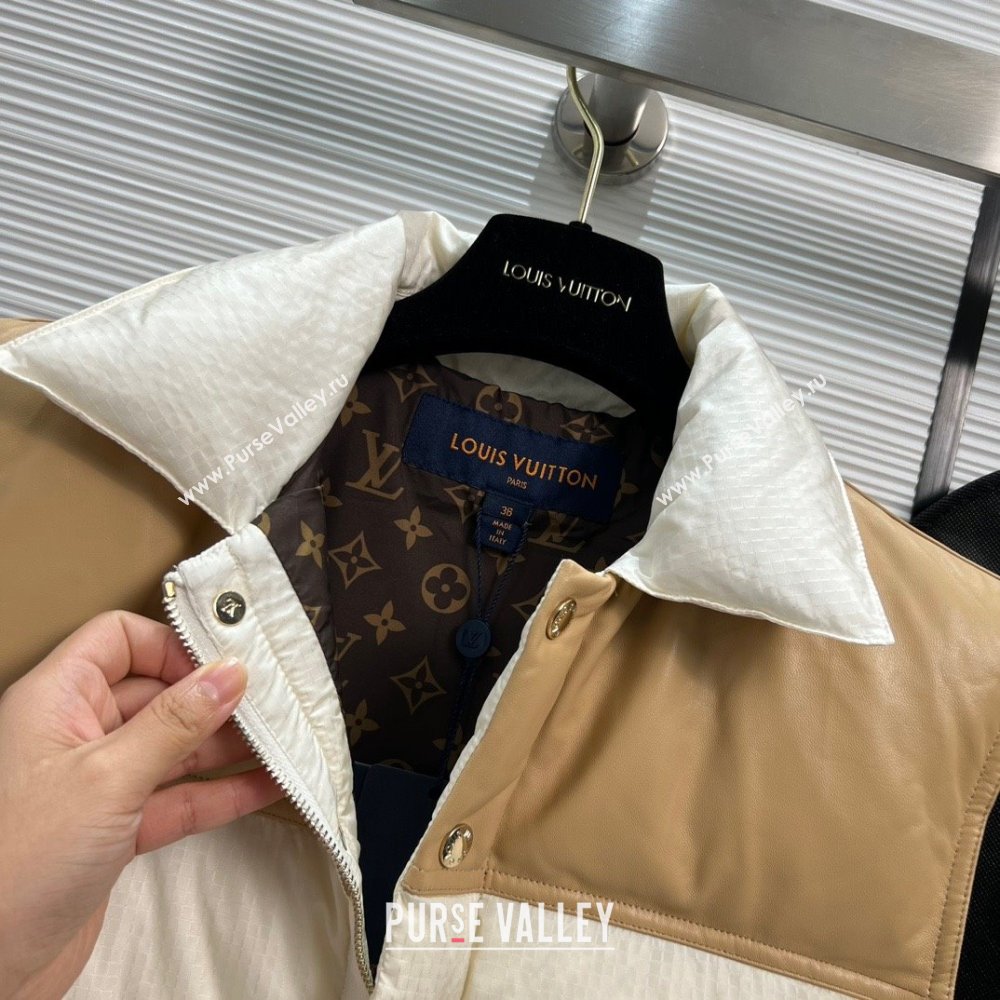 Louis Vuitton DOWN GILET BEIGE/WHITE 2023 (QIQI-230925-05)