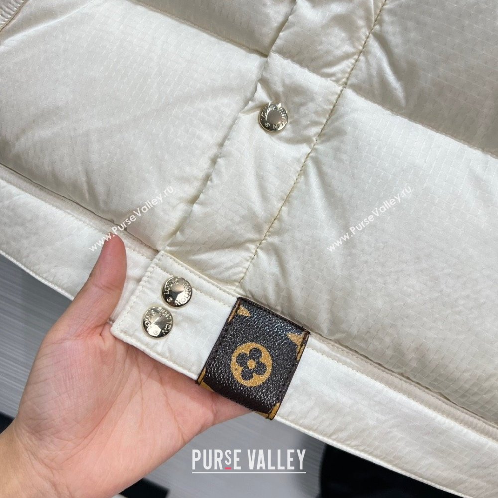 Louis Vuitton DOWN GILET BEIGE/WHITE 2023 (QIQI-230925-05)