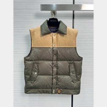 Louis Vuitton DOWN GILET BEIGE/GREEN 2023 (QIQI-230925-06)