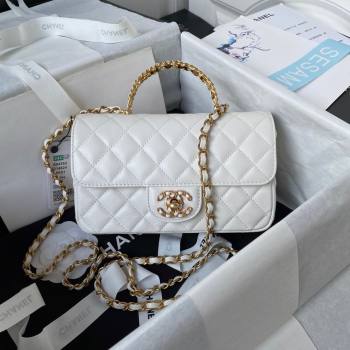 chanel LAMBSKIN Wallet on Chain bag AP4362 WHITE 2023 (JIYUAN-240104-02)
