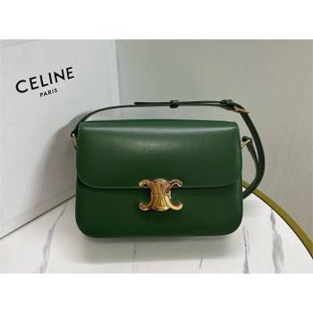 CELINE Classique Triomphe Bag in shiny calfskin Amazone 2024 (BAILI-240304-01)