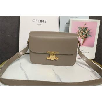 CELINE Classique Triomphe Bag in shiny calfskin pebble 2024 (BAILI-240304-06)