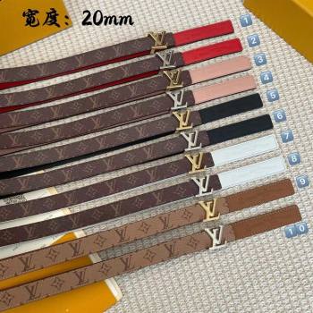 LV iconic 20mm reversible belt 2023 (senjia-231114-02)