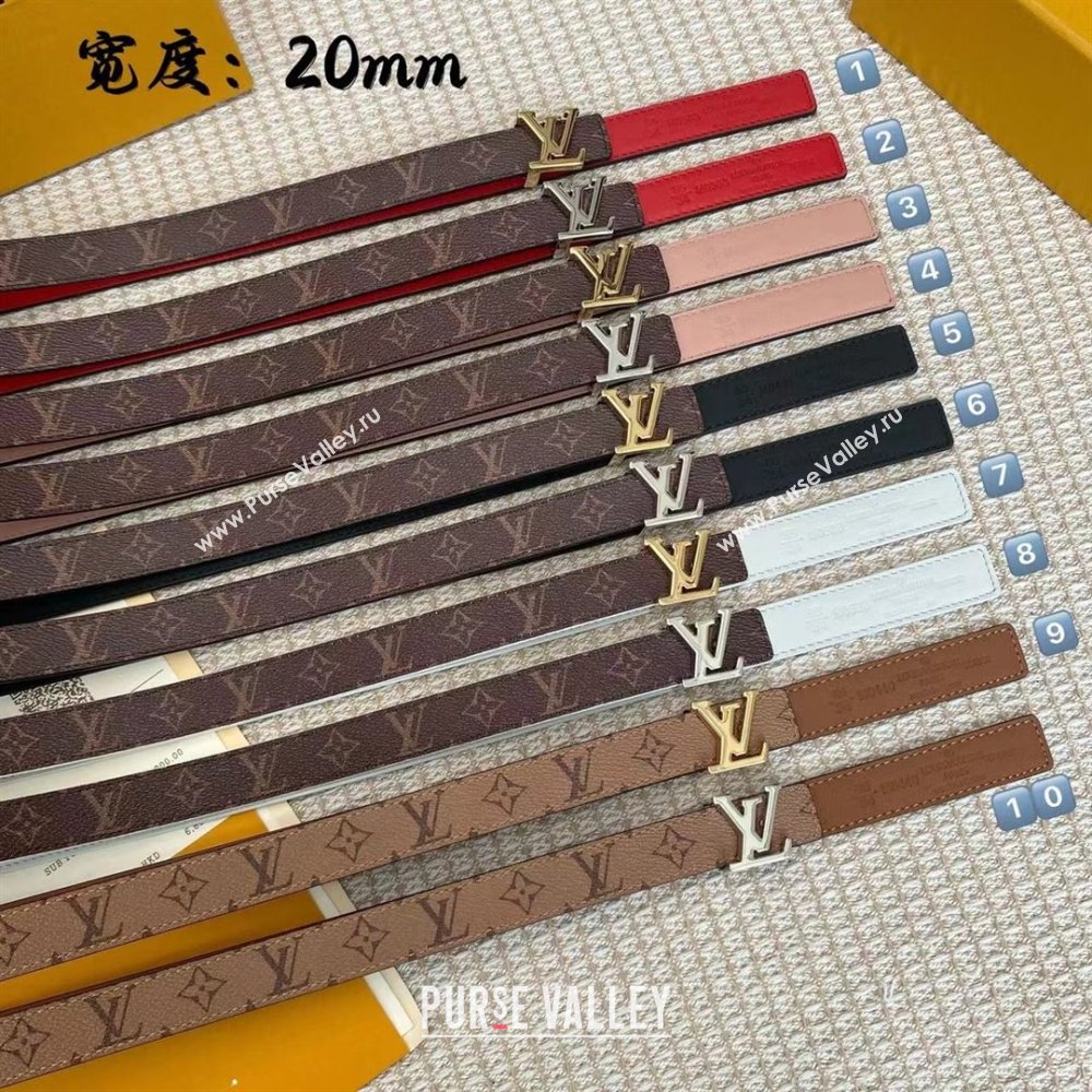 LV iconic 20mm reversible belt 2023 (senjia-231114-02)