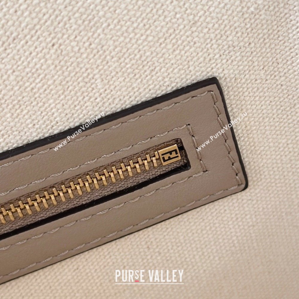 Fendi Baguette Medium Bag in Canvas with FF embroidery Green/Blue/Multicolor 2025 0159M 0930 (CL-250930019)