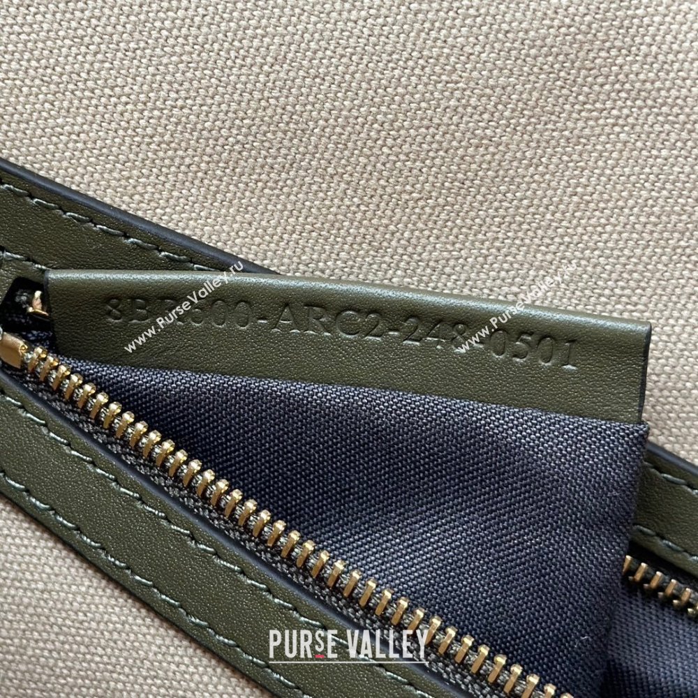 Fendi Baguette Medium Bag in Canvas with FF embroidery Beige/Multicolor 2025 0159M (CL-250522017)