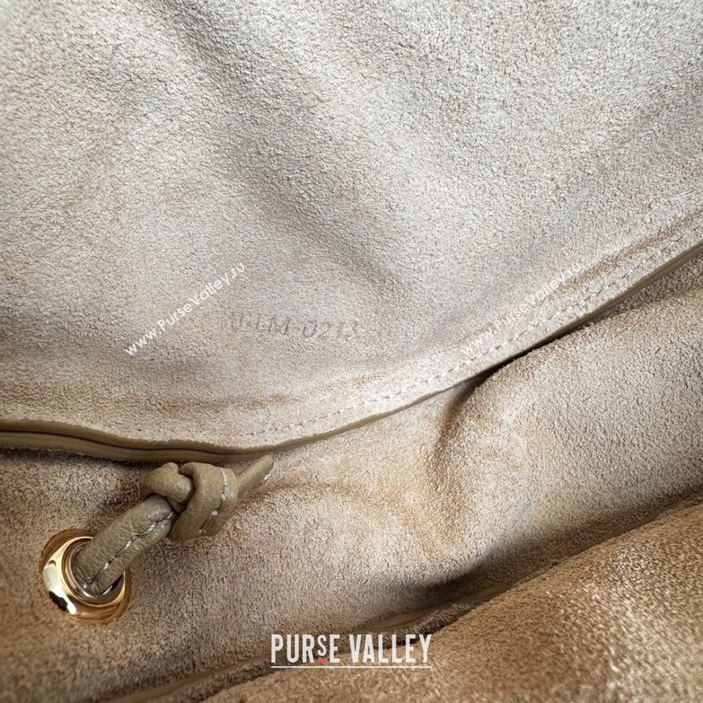 Celine Halfmoon Soft Triomphe Small Bag in Supple Shiny Lambskin 103778 Sand Yellow 2026 (BL-260411003)