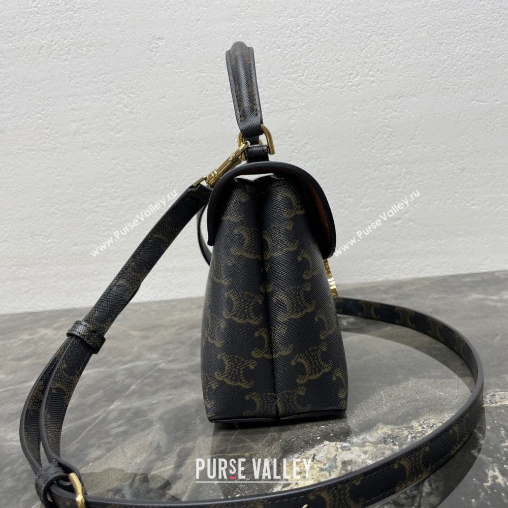 Celine Teen Nino Bag in Triomphe Canvas 2026 118113 (BL-260411005)