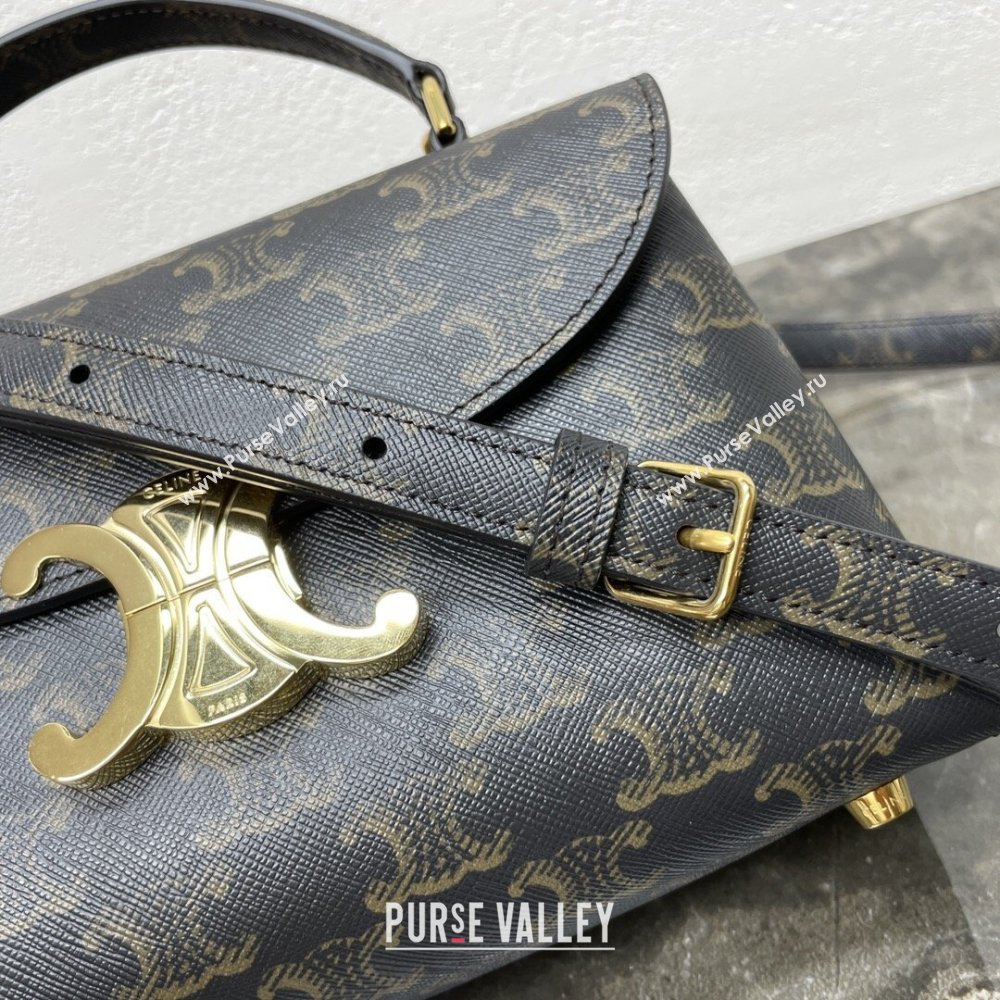 Celine Teen Nino Bag in Triomphe Canvas 2026 118113 (BL-260411005)