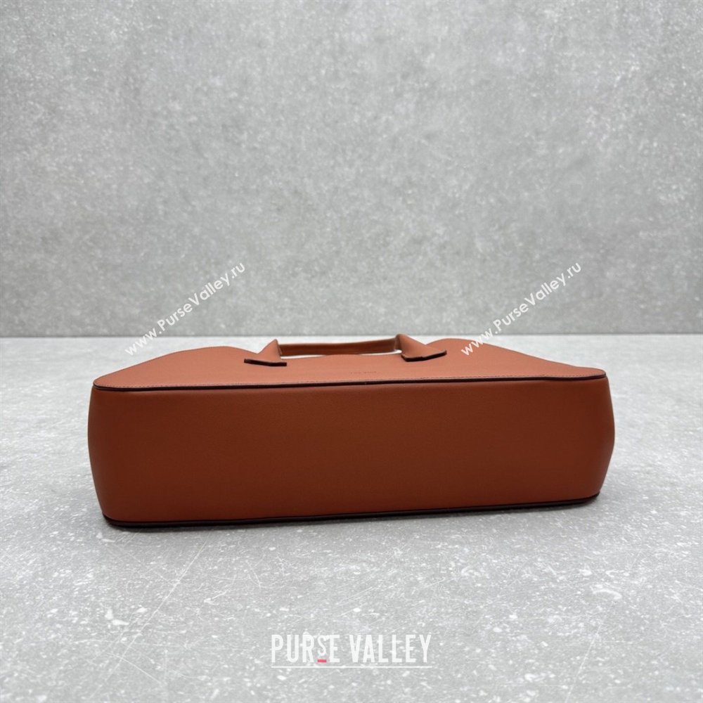 The Row Alger Shoulder Bag in Smooth Leather Caramel 2026 1842 (ningm-260410074)