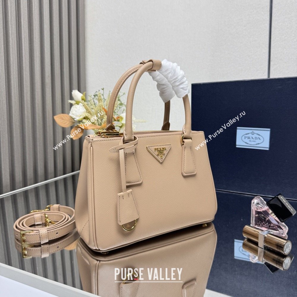 Prada Galleria small Saffiano leather bag Cameo Pink 2026 1BA896 (YZ-260410120)