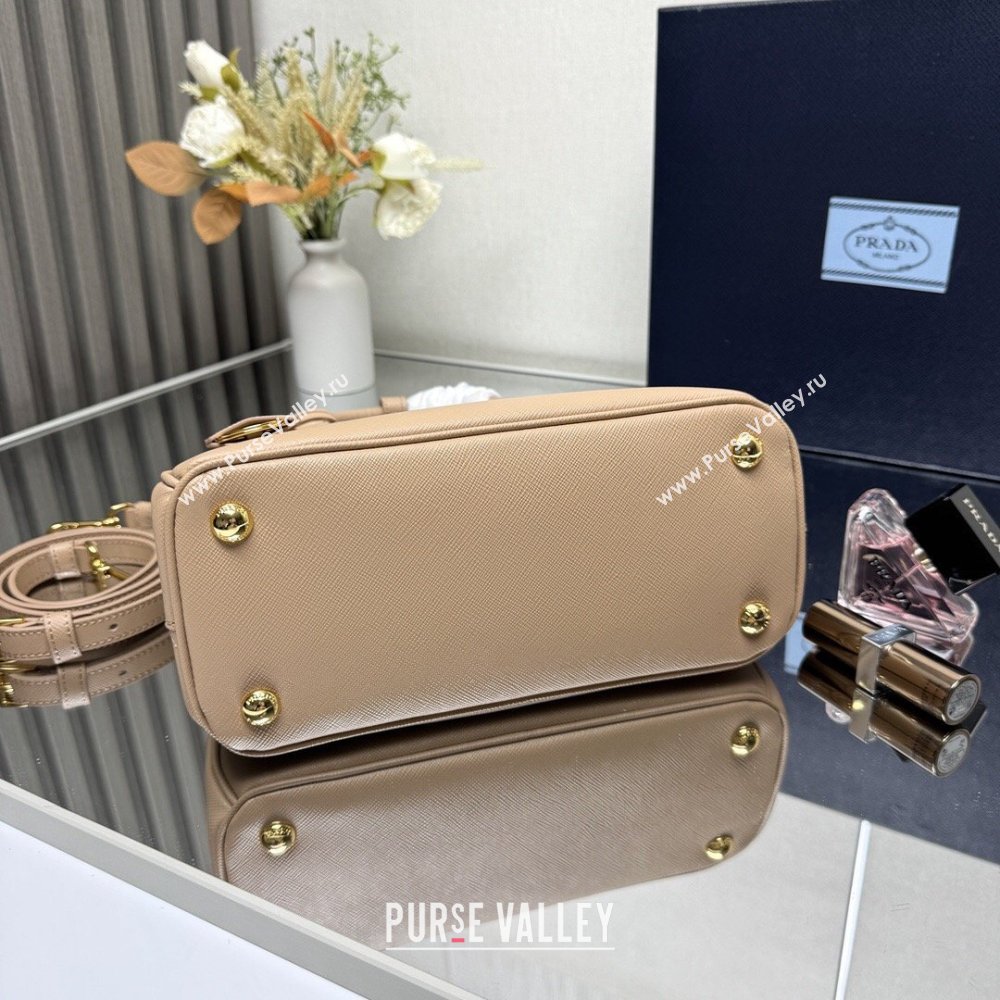 Prada Galleria small Saffiano leather bag Cameo Pink 2026 1BA896 (YZ-260410120)